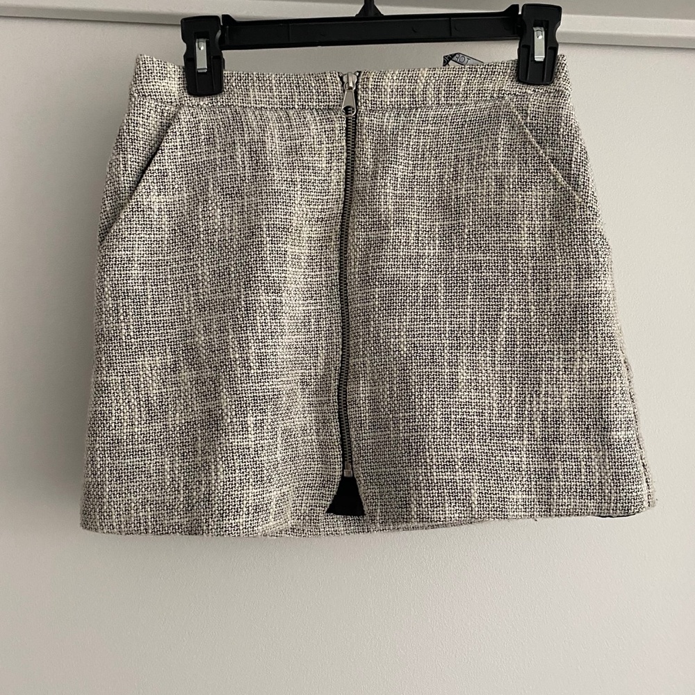Topshop tweed mini skirt
